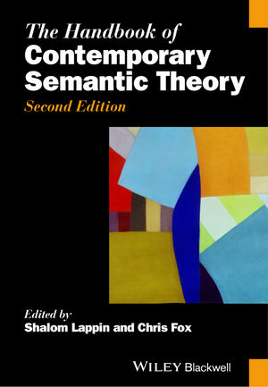 Book cover: Hand­book of Cont­emp­or­ary Seman­tic Theory, sec­ond edi­tion.