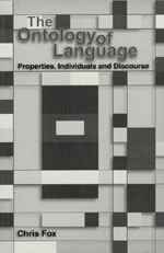 Book cover: The Ont­ology of Lang­uage.